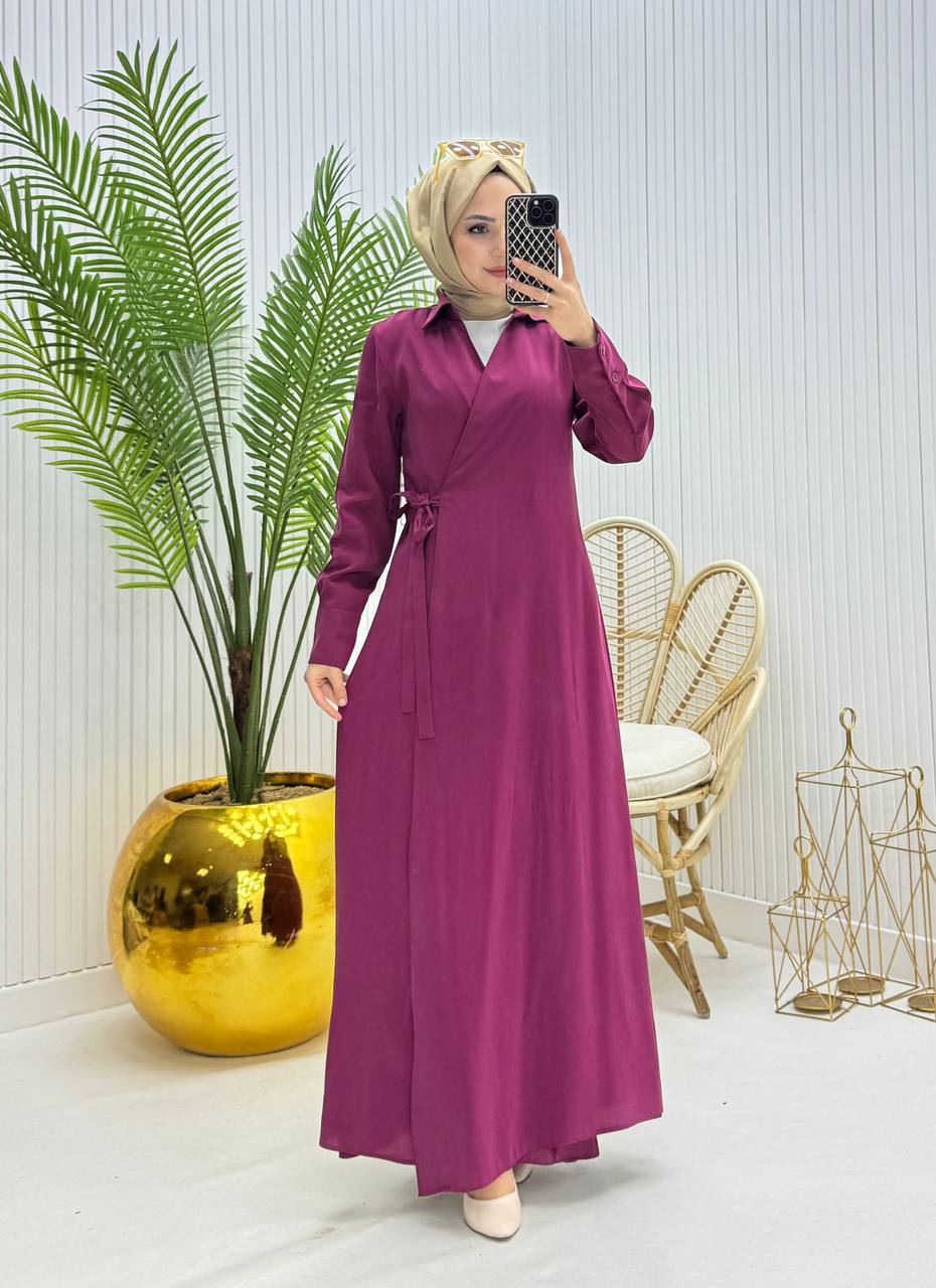 عباية أنيقة برباط جانبي